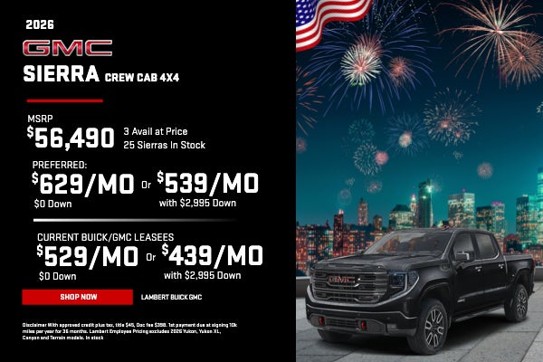 2026 GMC Sierra Crew Cab 4X4