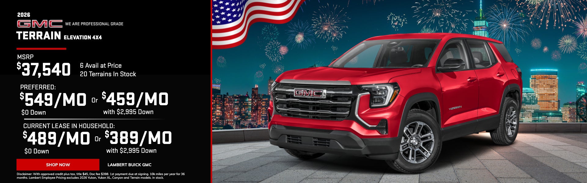 2026 GMC Terrain Elevation 4x4