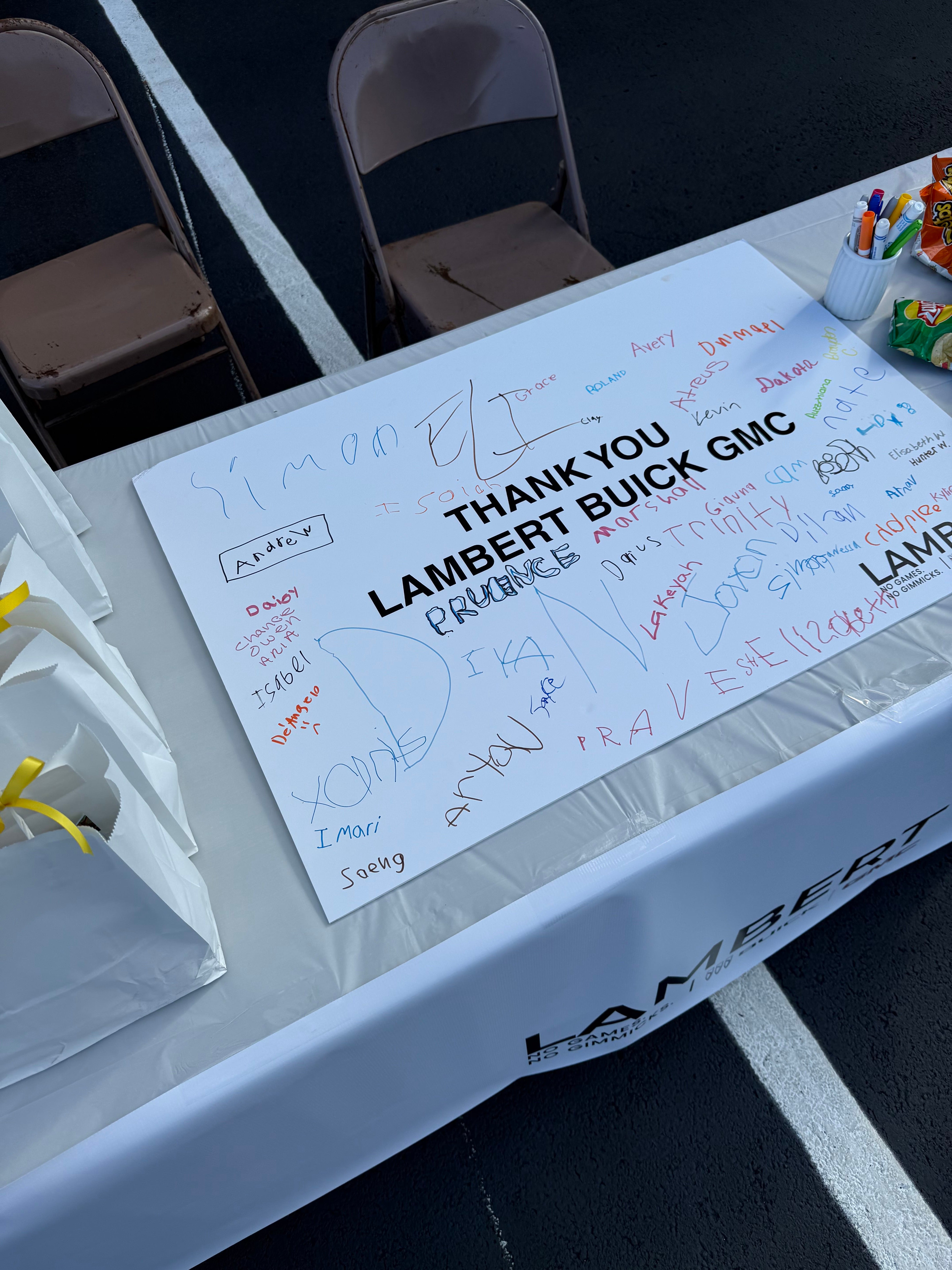 Lambert Buick GMC community support